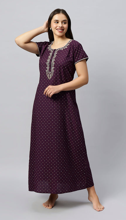 Womens Nightwear Full-Length Nighty