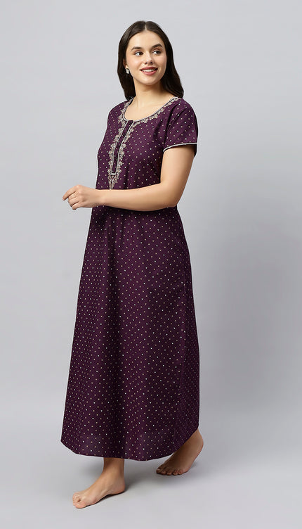 Womens Nightwear Full-Length Nighty