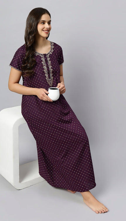 Womens Nightwear Full-Length Nighty