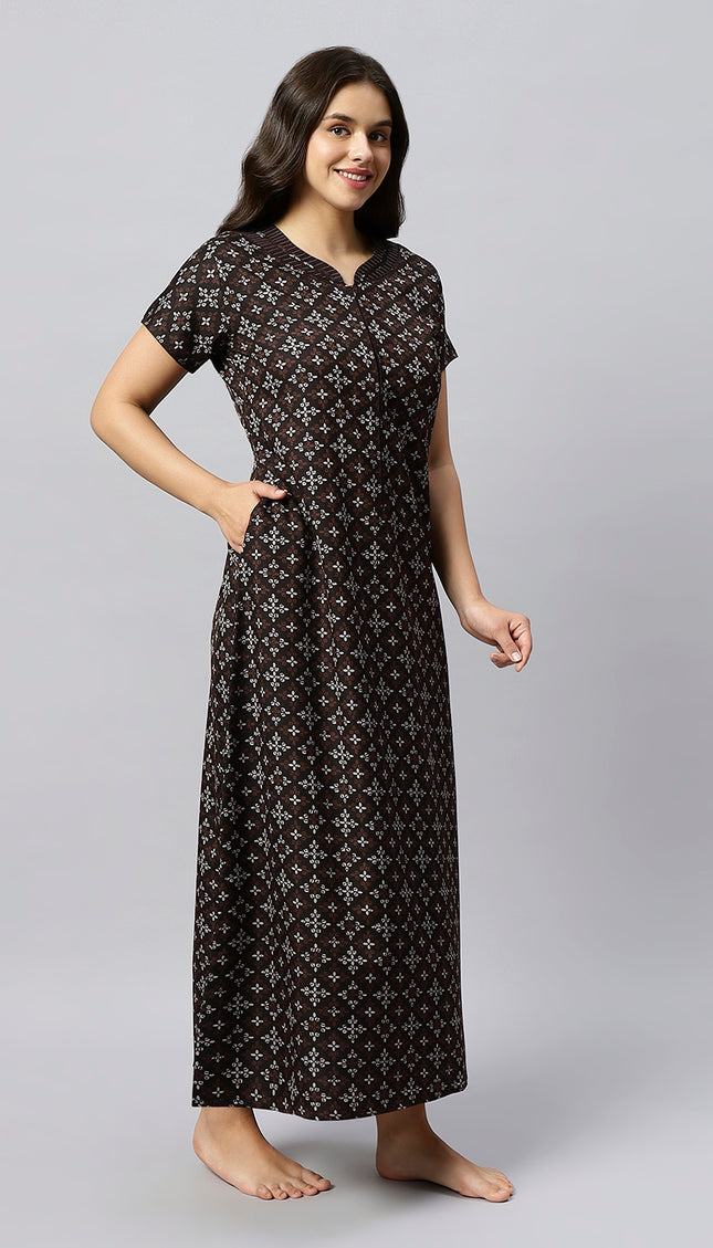 Womens Nightwear Full-Length Nighty
