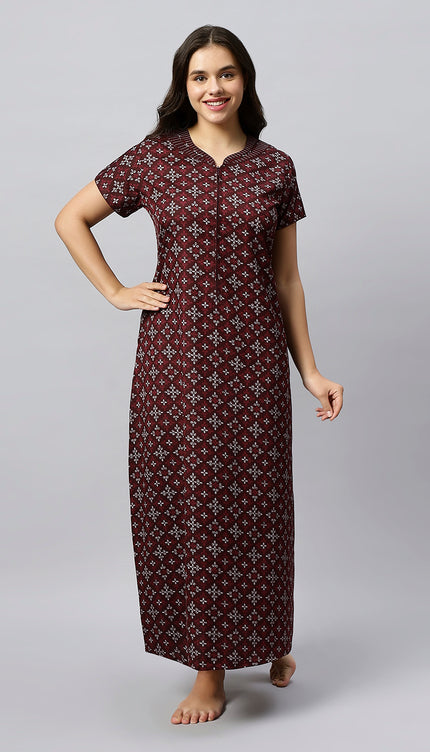Womens Nightwear Full-Length Nighty