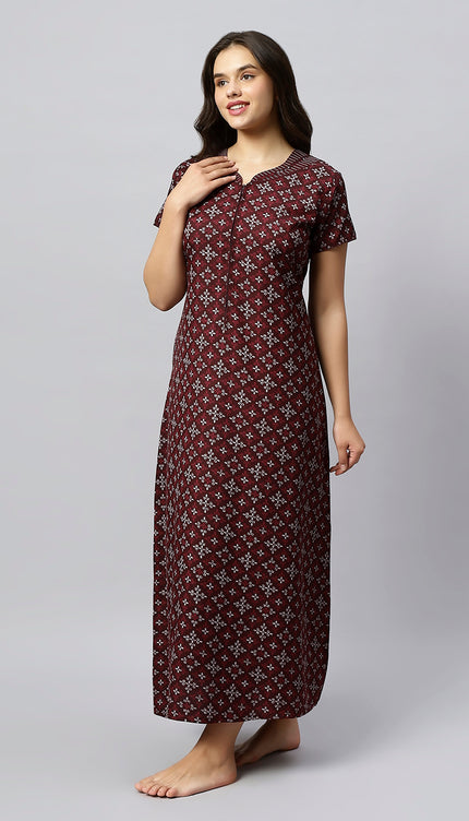 Womens Nightwear Full-Length Nighty