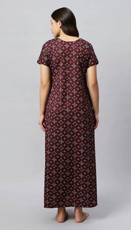 Womens Nightwear Full-Length Nighty