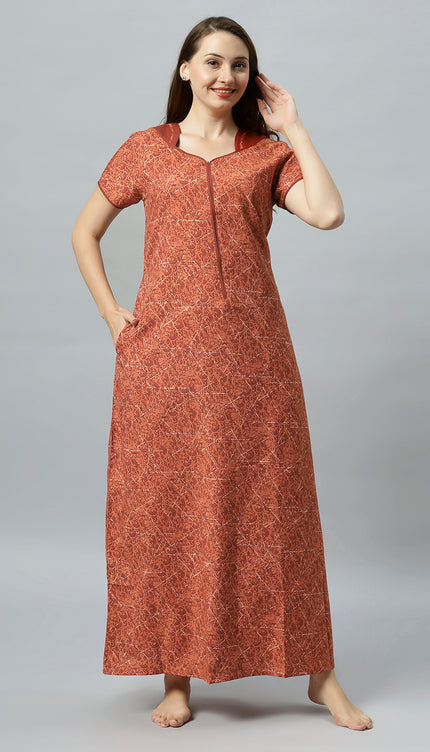 Womens Nightwear Full-Length Nighty