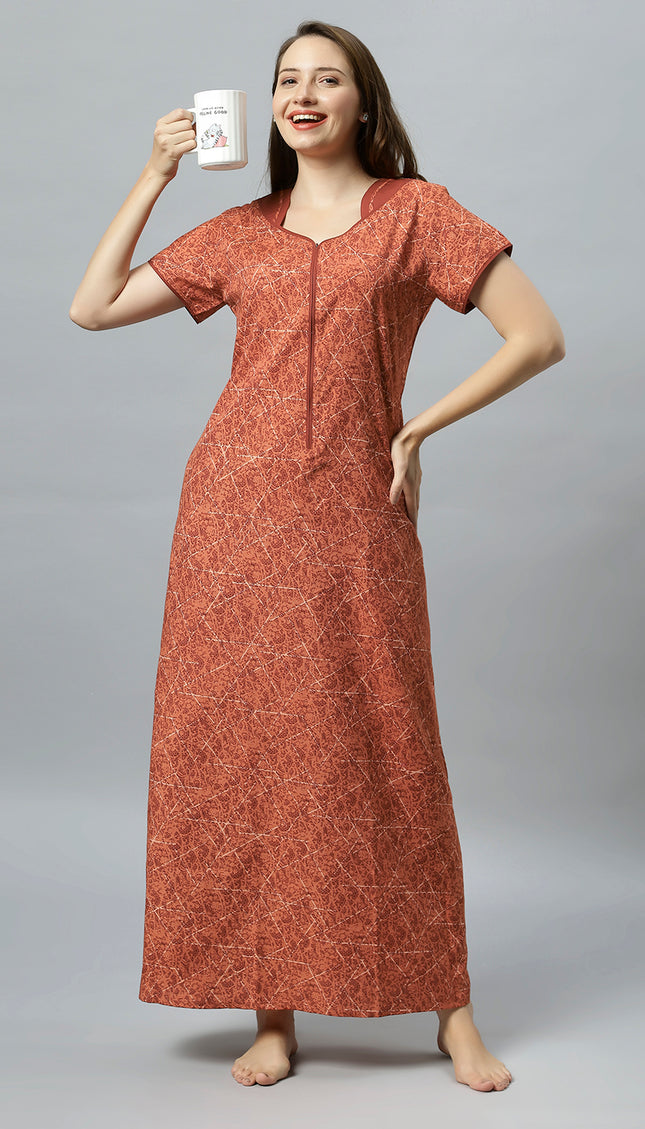 Womens Nightwear Full-Length Nighty
