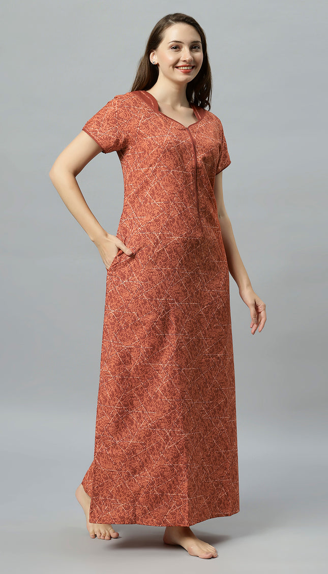 Womens Nightwear Full-Length Nighty
