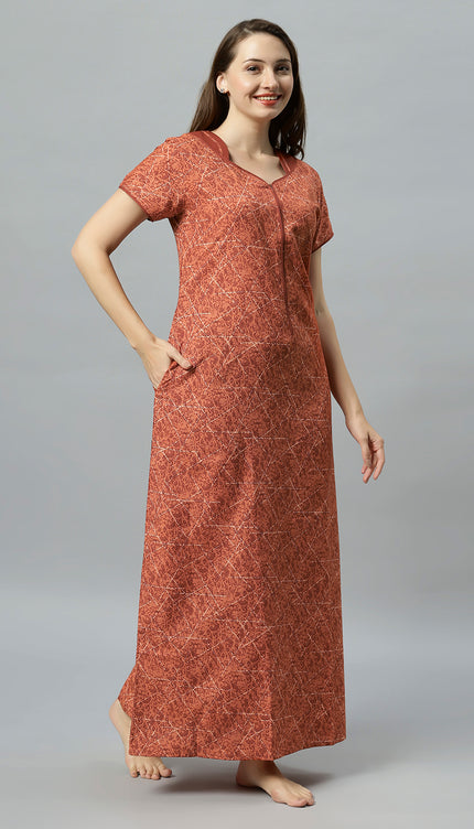 Womens Nightwear Full-Length Nighty