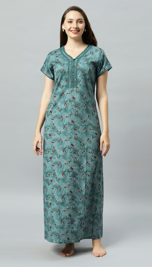 Womens Nightwear Full-Length Nighty