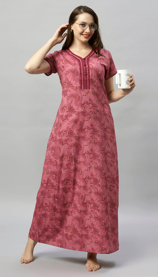 Womens Nightwear Full-Length Nighty