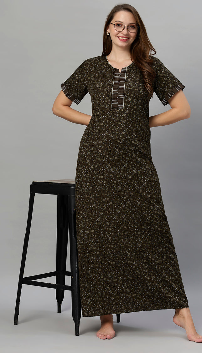 Womens Nightwear Full-Length Nighty