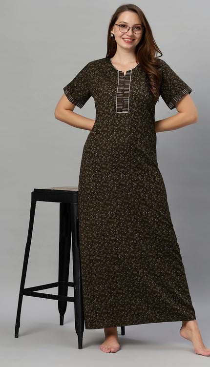 Womens Nightwear Full-Length Nighty