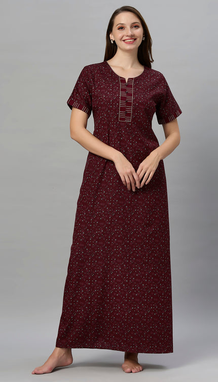 Womens Nightwear Full-Length Nighty