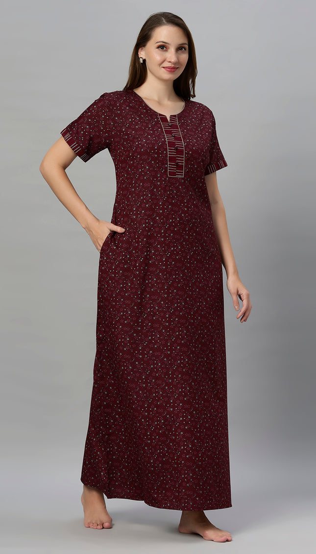 Womens Nightwear Full-Length Nighty