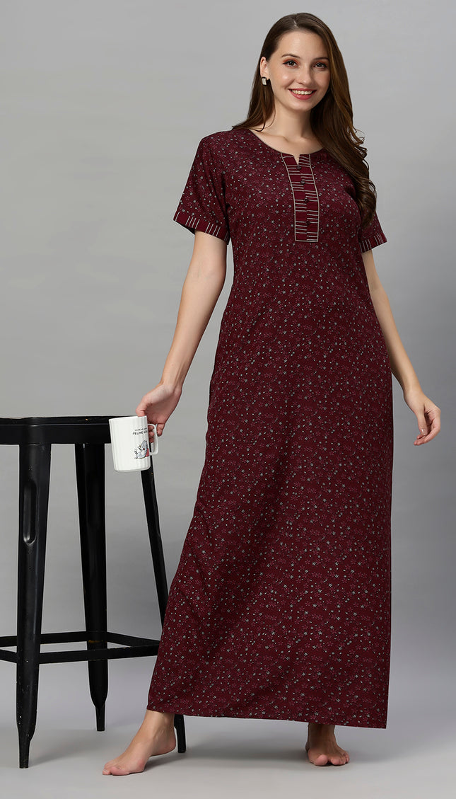 Womens Nightwear Full-Length Nighty