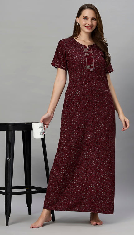 Womens Nightwear Full-Length Nighty