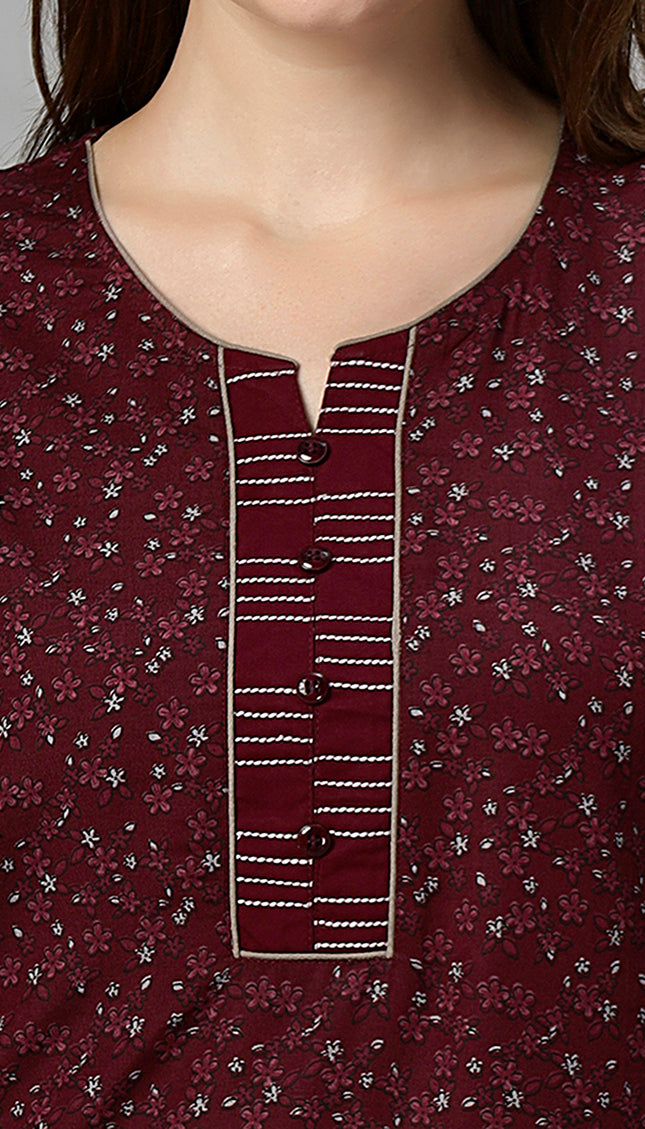Womens Nightwear Full-Length Nighty
