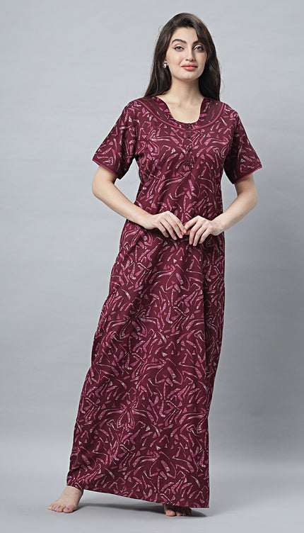 Womens Nightwear Full-Length Nighty