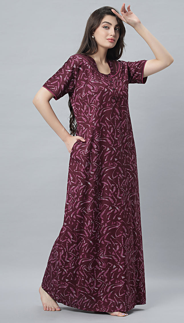 Womens Nightwear Full-Length Nighty