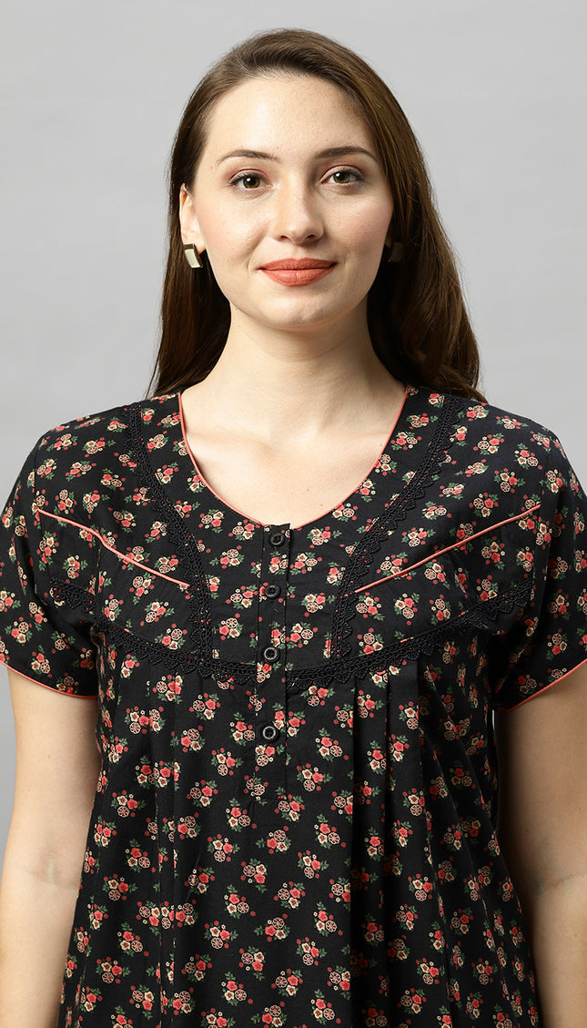 Womens Nightwear Full-Length Nighty