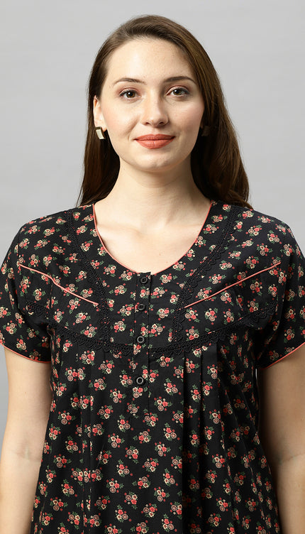 Womens Nightwear Full-Length Nighty