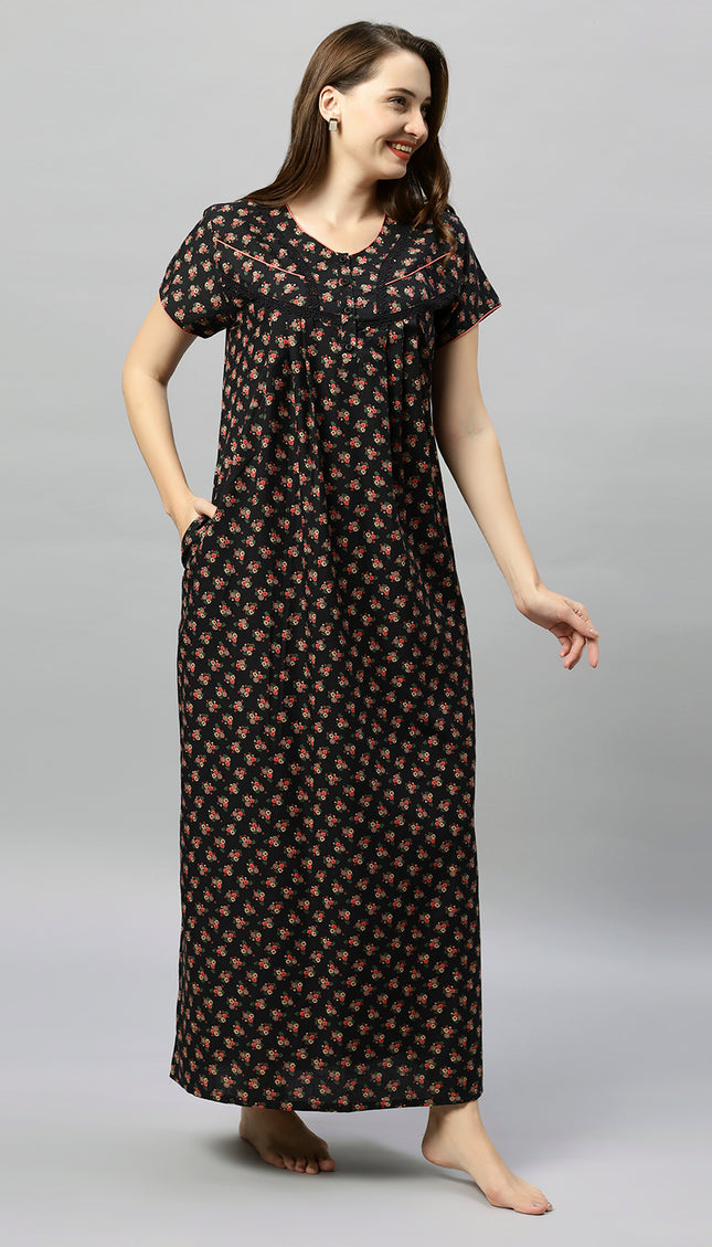 Womens Nightwear Full-Length Nighty
