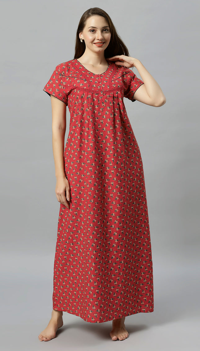 Womens Nightwear Full-Length Nighty