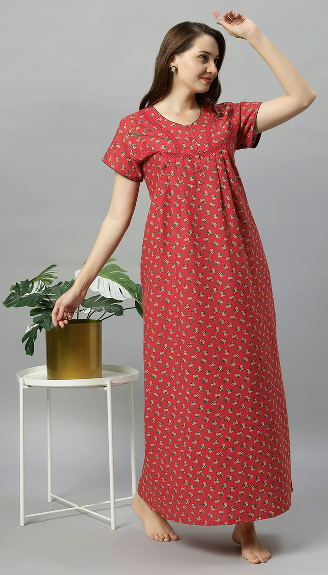 Womens Nightwear Full-Length Nighty