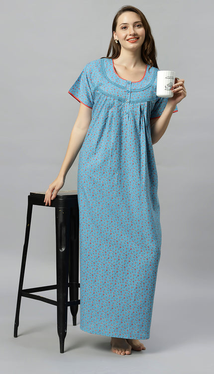 Womens Nightwear Full-Length Nighty