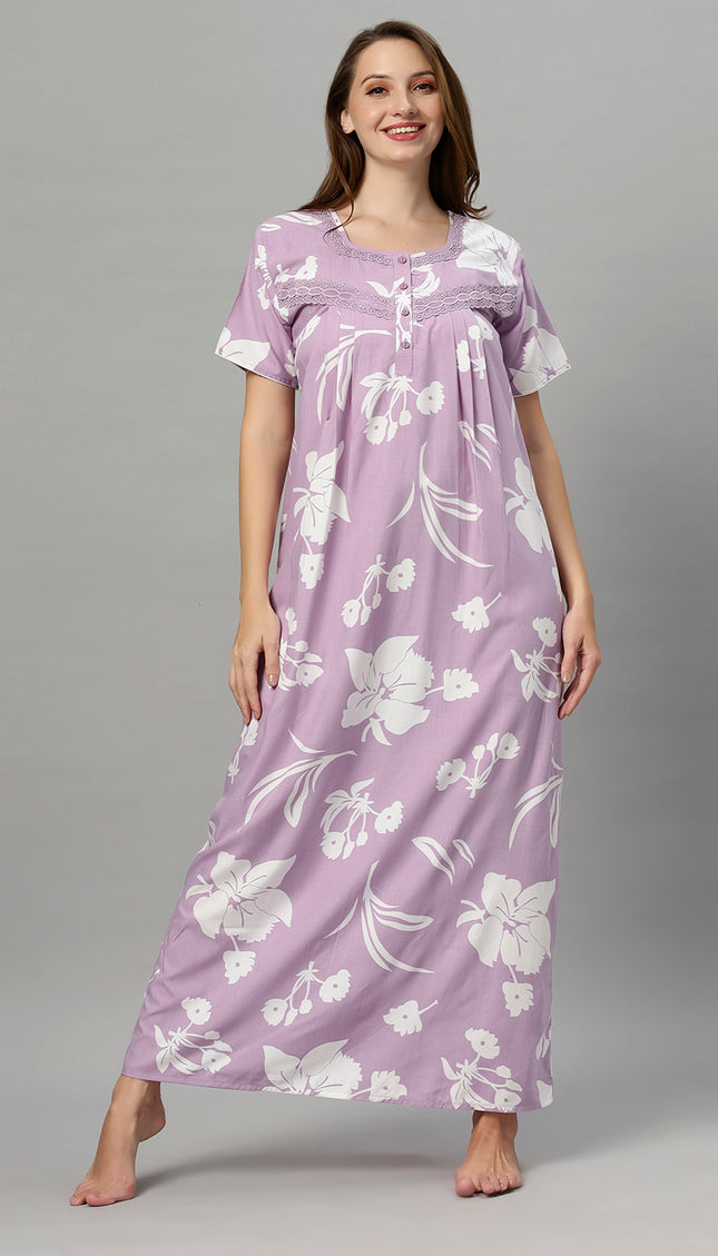 Womens Nightwear Full-Length Nighty