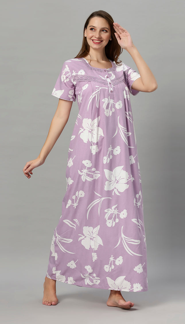 Womens Nightwear Full-Length Nighty