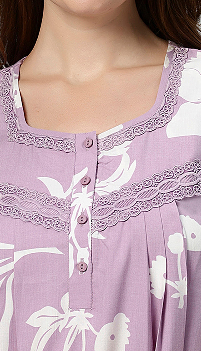 Womens Nightwear Full-Length Nighty