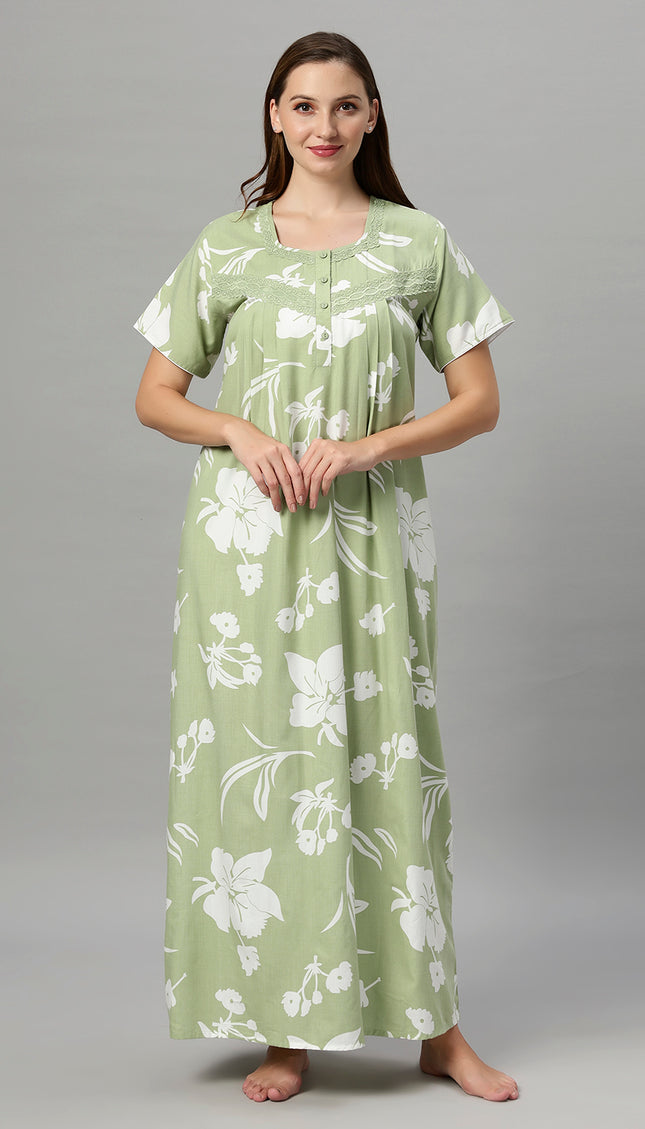 Womens Nightwear Full-Length Nighty