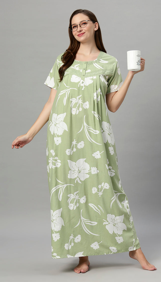 Womens Nightwear Full-Length Nighty