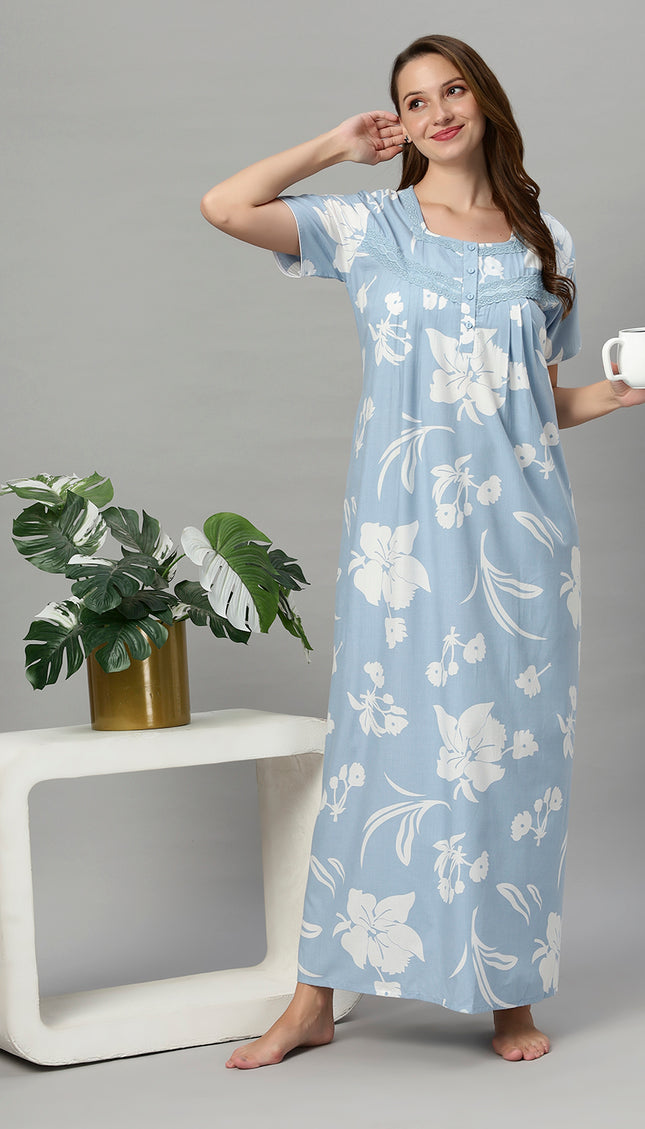 Womens Nightwear Full-Length Nighty