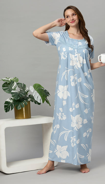 Womens Nightwear Full-Length Nighty