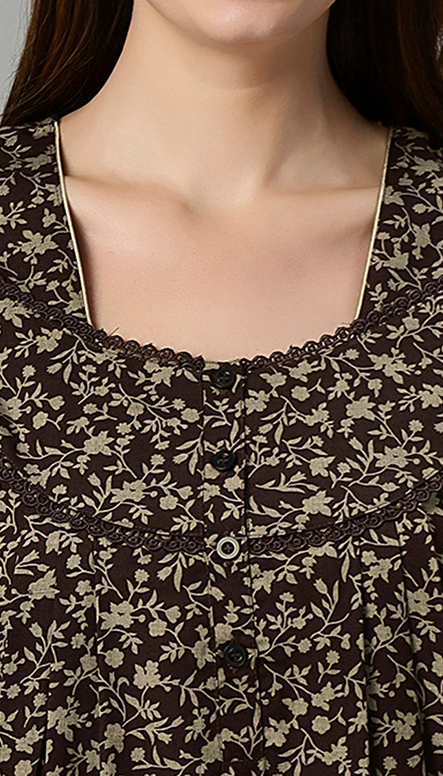 Womens Nightwear Full-Length Nighty