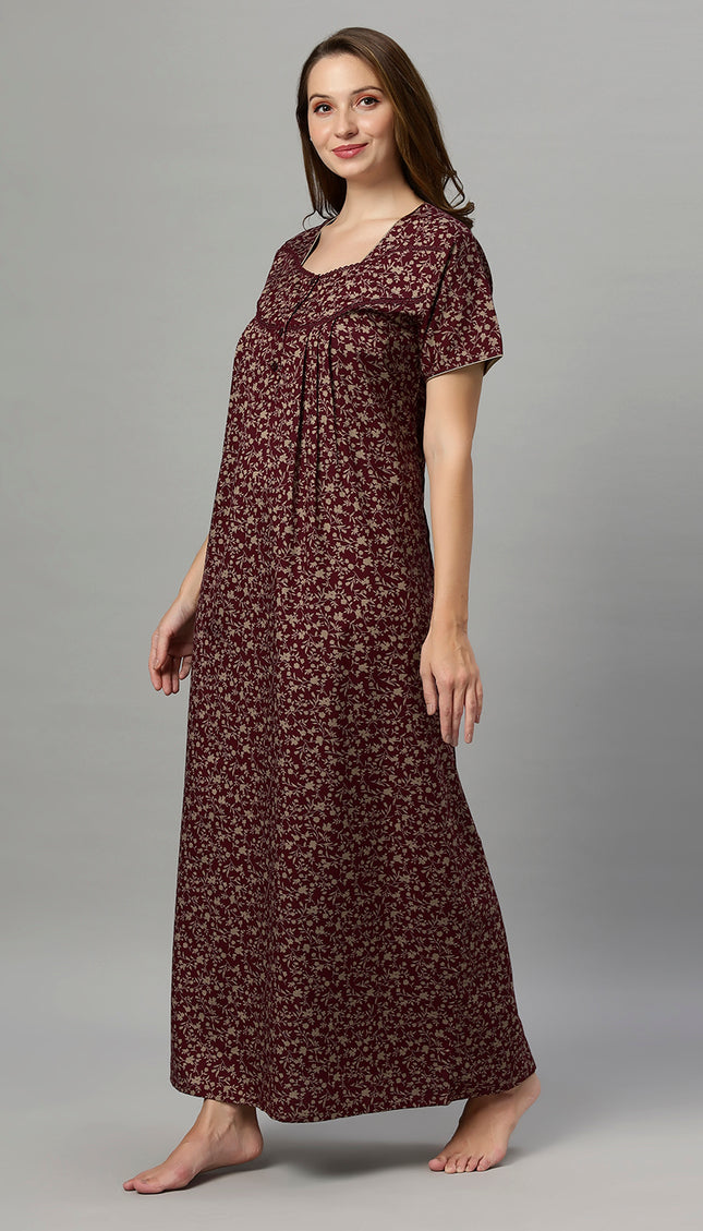Womens Nightwear Full-Length Nighty