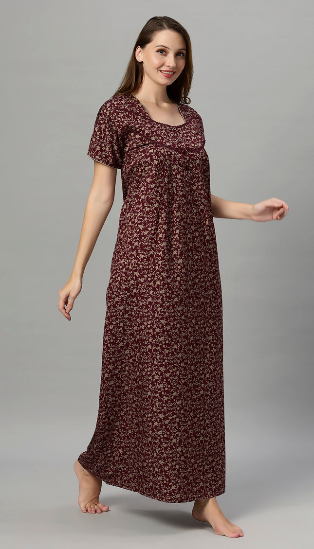 Womens Nightwear Full-Length Nighty
