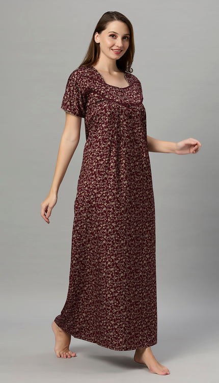 Womens Nightwear Full-Length Nighty