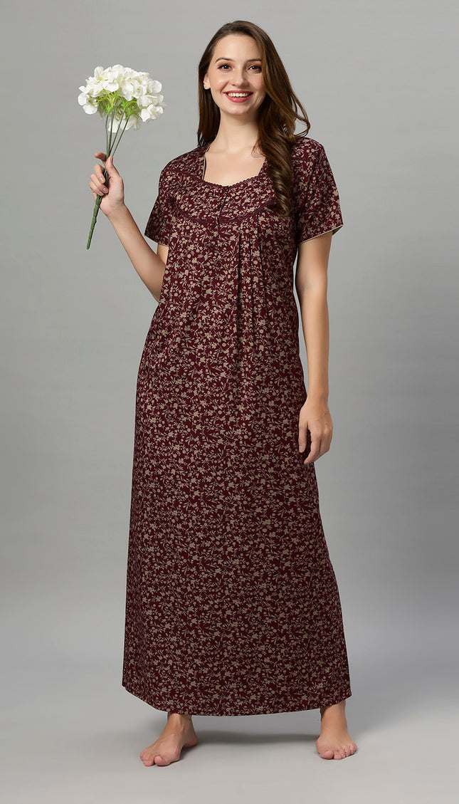 Womens Nightwear Full-Length Nighty