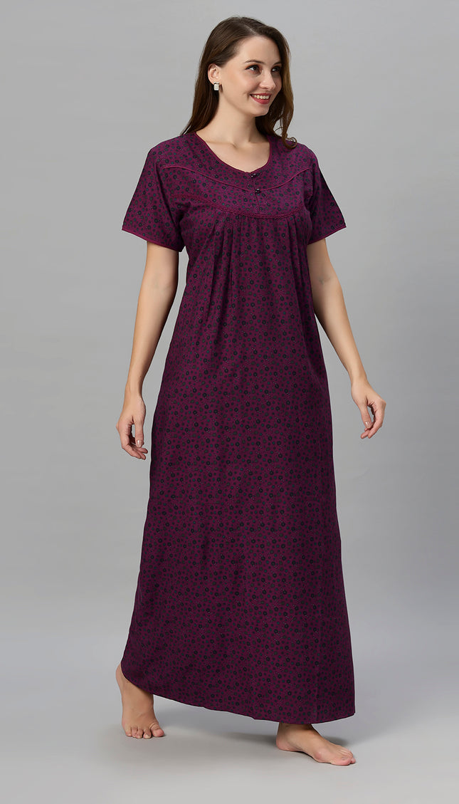 Womens Nightwear Full-Length Nighty
