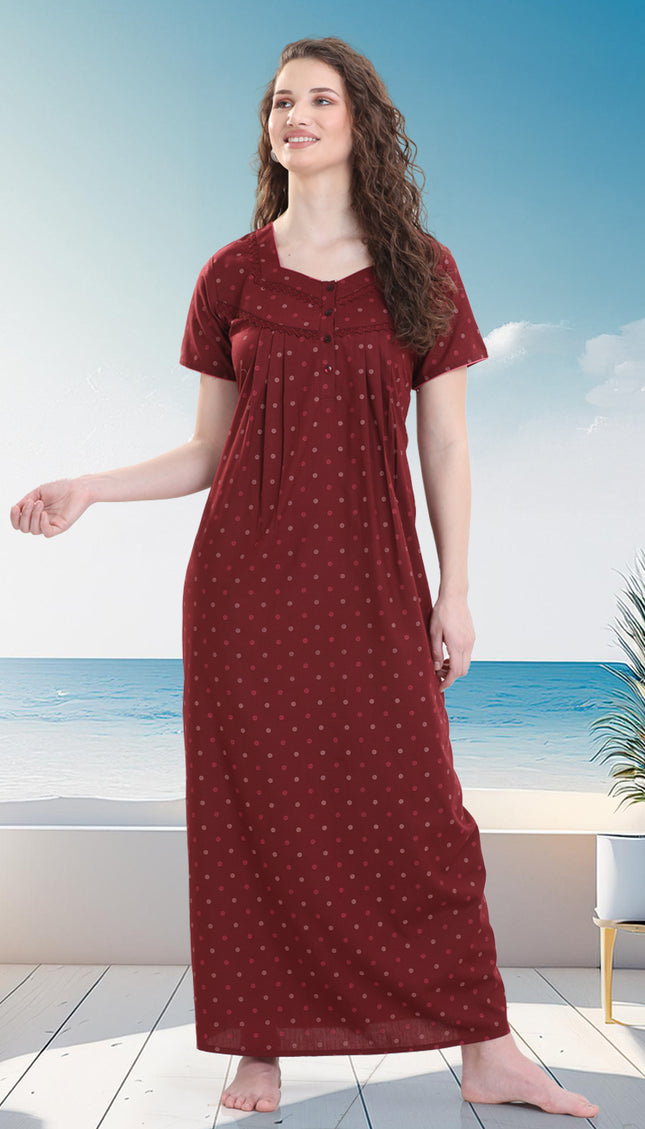 Womens Nightwear Full-Length Nighty