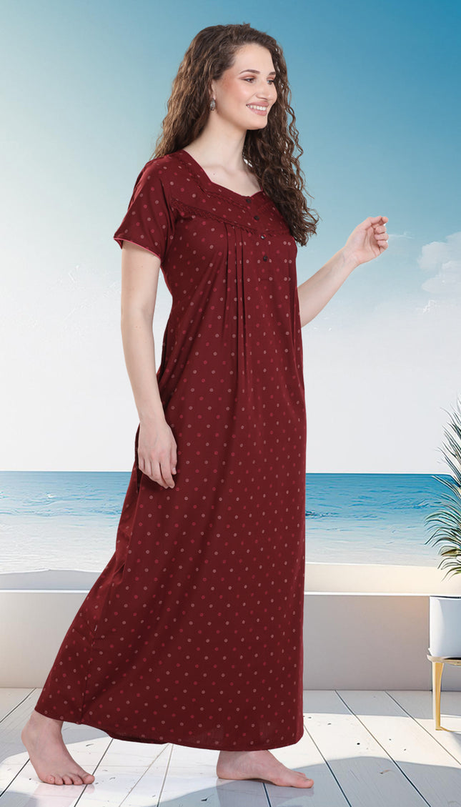 Womens Nightwear Full-Length Nighty