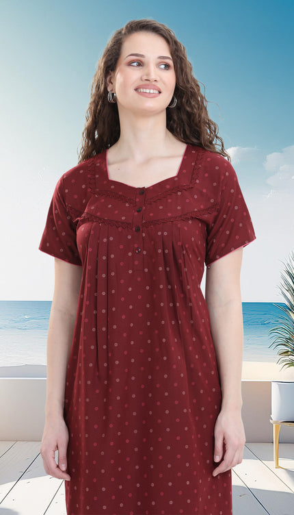 Womens Nightwear Full-Length Nighty