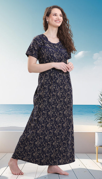 Womens Nightwear Full-Length Nighty