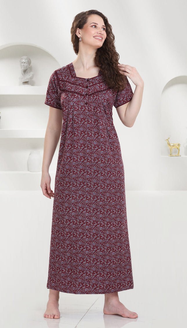 Womens Nightwear Full-Length Nighty