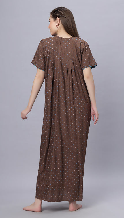 Womens Cotton Maternity & Feeding Nighty
