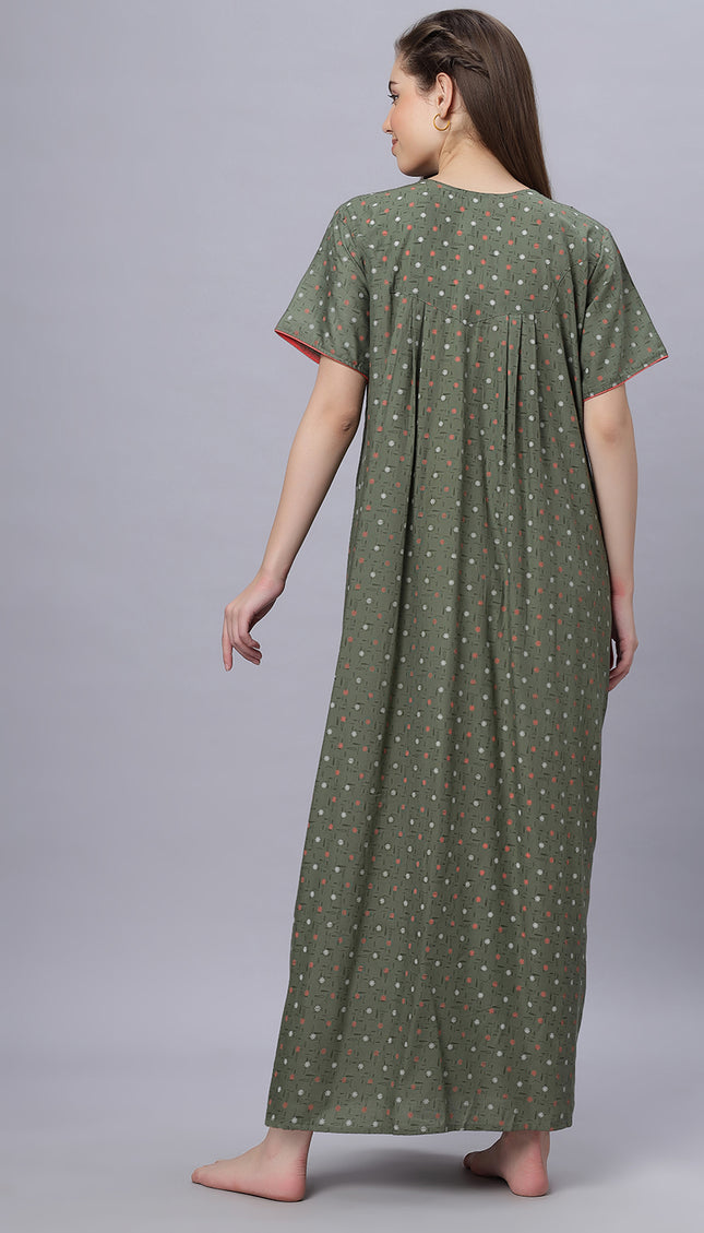 Womens Cotton Maternity & Feeding Nighty