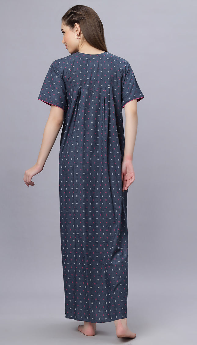 Womens Cotton Maternity & Feeding Nighty
