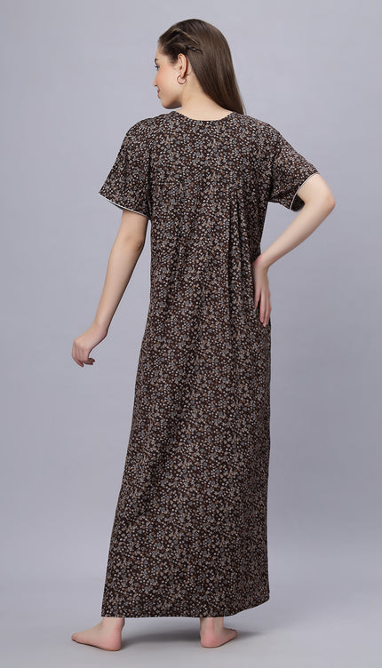 Womens Cotton Maternity & Feeding Nighty